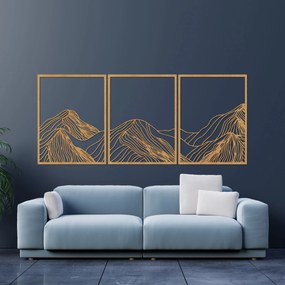 Hory elegantná drevená dekorácia | MAUTANIS: HDF - Javor 80 x 35 cm 4488-99795 HDF0478