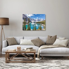 Sklenený obraz - Národný park Banff (70x50 cm)