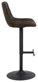 Tmavozelená barová stolička s nastaviteľnou výškou (výška sedadla 86 cm) Adisa – Actona