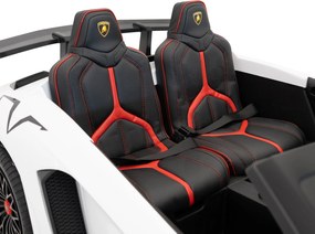 Ramiz Elektrické autíčko Lamborghini Aventador SV pre 2 deti biele