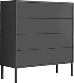 XXXLutz KOMODA, antracitová, 79/86/33 cm MID.YOU - Komody - 001067000402