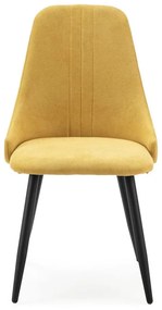 Žlté jedálenské stoličky v súprave 4 ks Mani - Marckeric