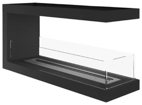 InFire - Rohový BIO krb 100x50 cm 3kW obojstranný
