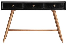 Konzolový stolík kienso 120 x 40 cm čierny MUZZA