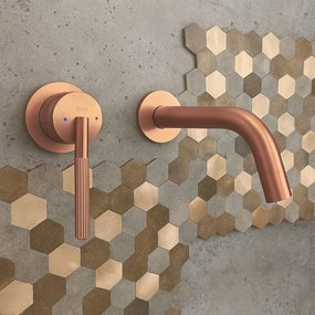 Rea Argon, umývadlová batéria pod omietku + montážny systém BOX, medená matná, REA-B2093