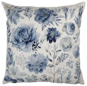 Béžová obliečka na vankúš so srdcom z ruží Rose - 45*45 cm
