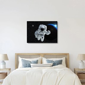 Obraz - Astronaut vo vesmíre (70x50 cm)
