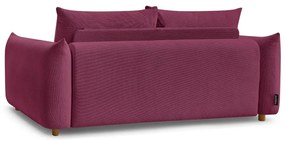 Vínová rozkladacia pohovka 214 cm Ernest – Bobochic Paris