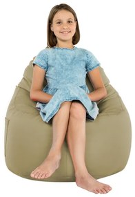 Kreslo Porto ekokoža zemité