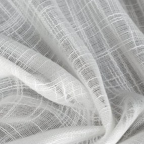 Dekorstudio Záves LIREN na dekoračných krúžkoch 140x250 cm - biely