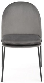 Dizajnová stolička Clorissa sivá