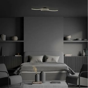 Briloner 3718-025 - LED Prisadený luster REY 2xLED/6W/230V čierna