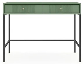 Konzolový stolík LUE zelený/čierny