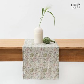 Ľanový behúň na stôl 40x200 cm Botany 2 Lightweight – Linen Tales