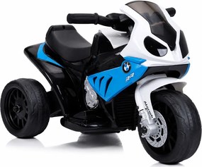 LEAN CARS Elektromotor na akumulátor BMW S1000RR, trojkolka, modrá