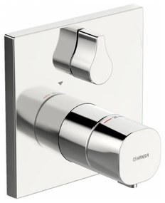 HANSA Living termostatická sprchová batéria pod omietku, pre 2 výstupy, s reguláciou prietoku, chróm, 81143562