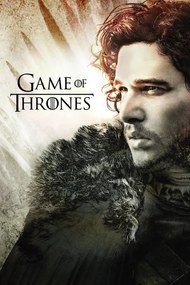 Umelecká tlač Game of Thrones - Jon Snow, (26.7 x 40 cm)