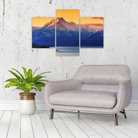 Obraz - Jazero Pukaki (90x60 cm)
