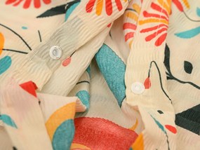 Krepové obliečky RETRO BIRD farebné Rozmer obliečky: 70 x 90 cm | 140 x 200 cm