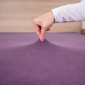 4Home froté prestieradlo fialová, 140 x 200 cm