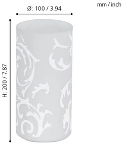 EGLO 91242 - stolné svietidlo GEO 1xE14/60W