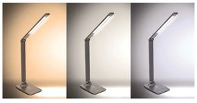 Solight WO55-G - LED Stmievateľná lampa s bezdrôtovým dobíjaním LED/10W/100-240V