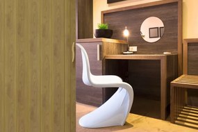 Skladacie dvere 001P svetlý dub matný 90 cm