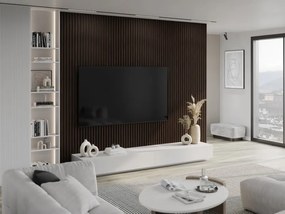 Mexen Lam-B, akustické stenové lamely 275 × 30 cm, HDF doska 4 mm, technická dyha, eben hnedý, S100-275307-3015-022