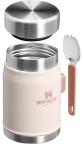 STANLEY termoska jedálenská 400ml s lyžicou/vidličkou Rose Quartz