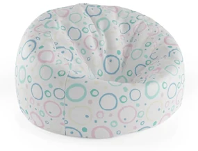 Sablio Sedací vak Cocoon Bublifuk - 115 x 75 cm x 45 cm