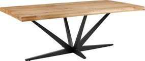 XXXLutz JEDÁLENSKÝ STÔL, dub, čierna, farba duba, 200/100/75 cm Linea Natura - Stoly - 001416000201