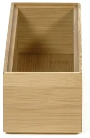 Organizér Compactor Bamboo Box 22,5 x 7,5 x 6,5 cm, prírodné drevo