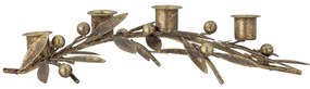 Bloomingville Kovový adventný svietnik Mirabel Gold