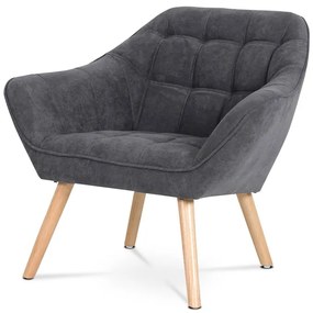BONTEC Kreslo, sivá látka, AK-321 GREY2 Farba: Šedá
