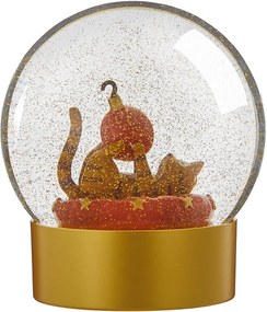 CELEBRATE X-MAS Snehová guľa mačka 11 cm