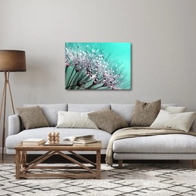 Obraz - orosená rastlina (70x50 cm)