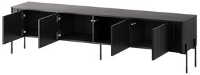 Cama TV stolík Vera 190 - čierna