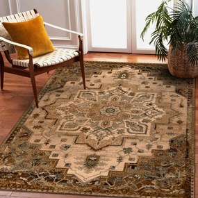 Koberec OMEGA ABBAS kamel béžový / hnedý