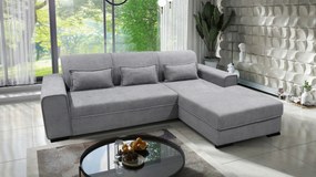 XXXLutz ROHOVÁ SEDAČKA, textil, sivá MID.YOU - Sedačky - 001574006512