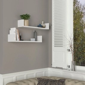 Polička Iris White, 2 ks