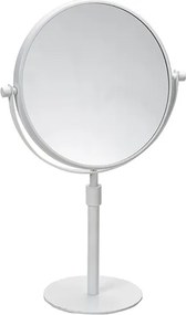 Bemeta Design WHITE: Kozmetické zrkadlo, ø 200 mm, teleskopické, na postavenie - 112201414