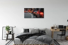 Obraz canvas Autá Cork City pouličné osvetlenie 120x60 cm