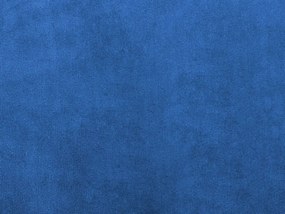 Zamatové rohové kreslo modré EVJA Beliani