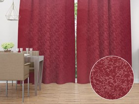 Biante Dekoračný záves TF-036 Venezia vínovo červený - š. 150 cm 150x200 cm