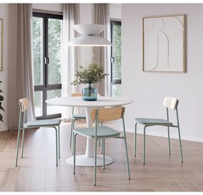 Zelené/v prírodnej farbe jedálenské stoličky v súprave 2 ks Adriana – Marckeric