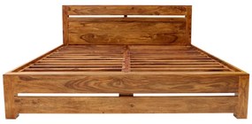 Posteľ Gani 160x200 z indického masívu palisander Only stain