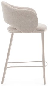 Krémová barová stolička (výška sedadla 65 cm) Maina – Kave Home