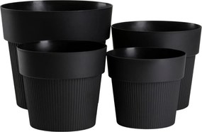 Květináč SILVA LINE 17,4x20 cm černý