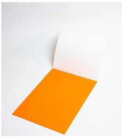 Elektrostatická popisovacia fólia Symbioflipcharts 50 x 70 cm - 25 listov, oranžová