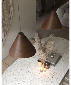 MAXLIGHT P0548 - Luster na lanku SAKURA 1xE27/60W/230V pr. 33,5 cm orech